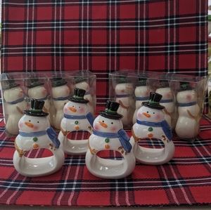 Snowman Napkin Rings